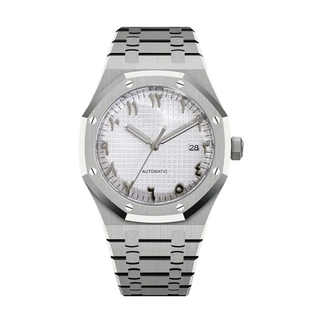 Royal Seikoak | Arabic White - Royal Oak - Moddys Custom Watches
