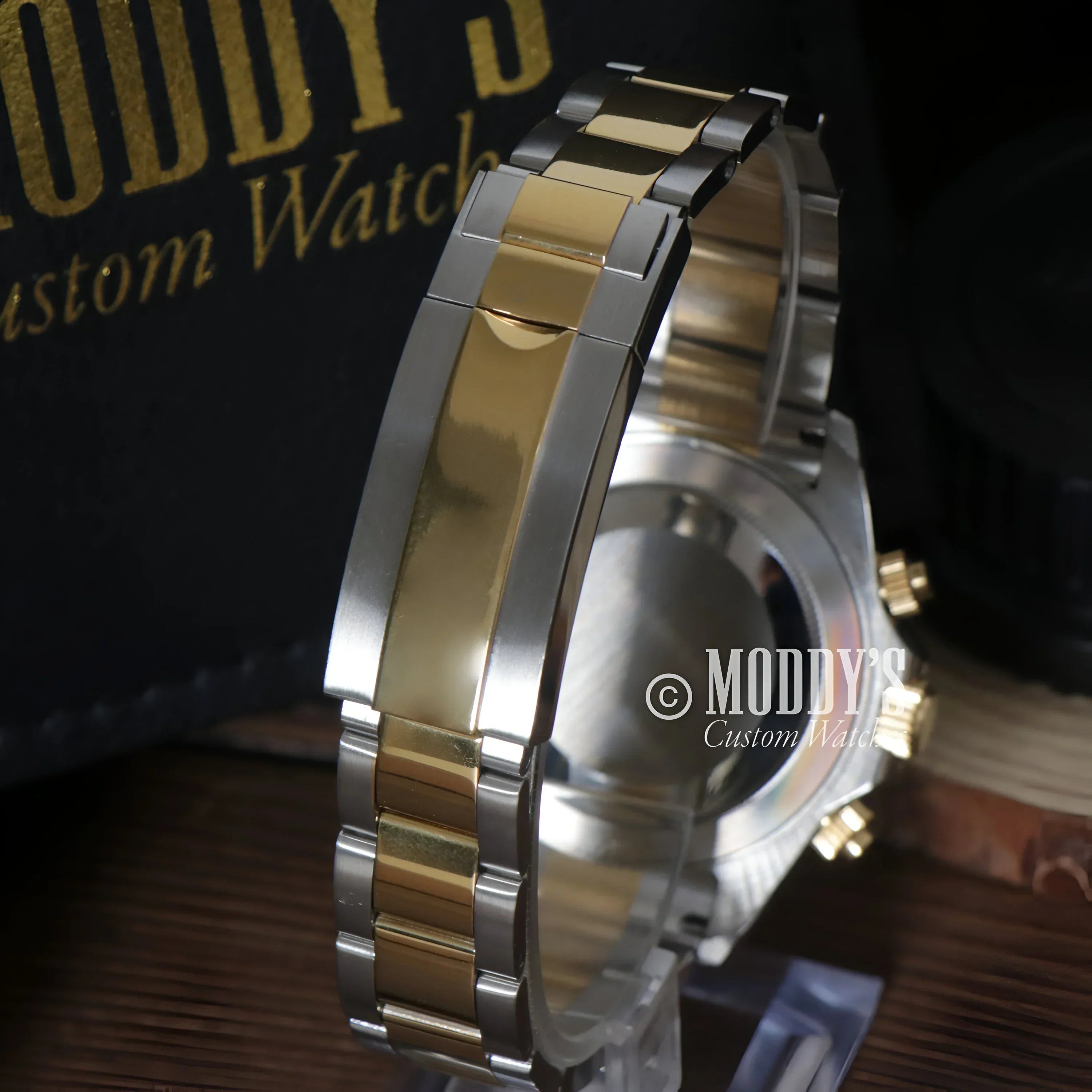 Two-tone metal watch Seitona Silver - Gold with Seiko VK63 hybrid movement