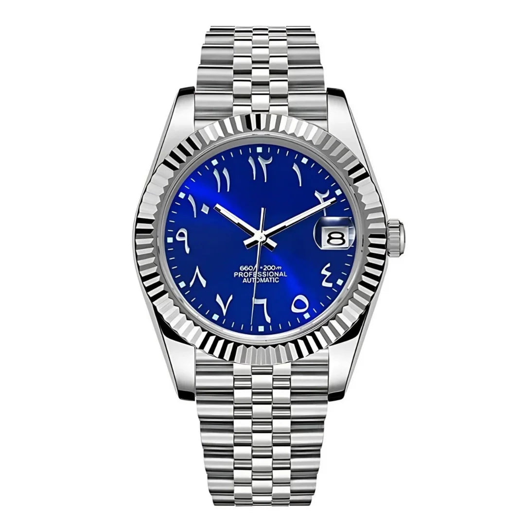 Seikojust | Arabic Royal Blue - Datejust - Moddys Custom Watches