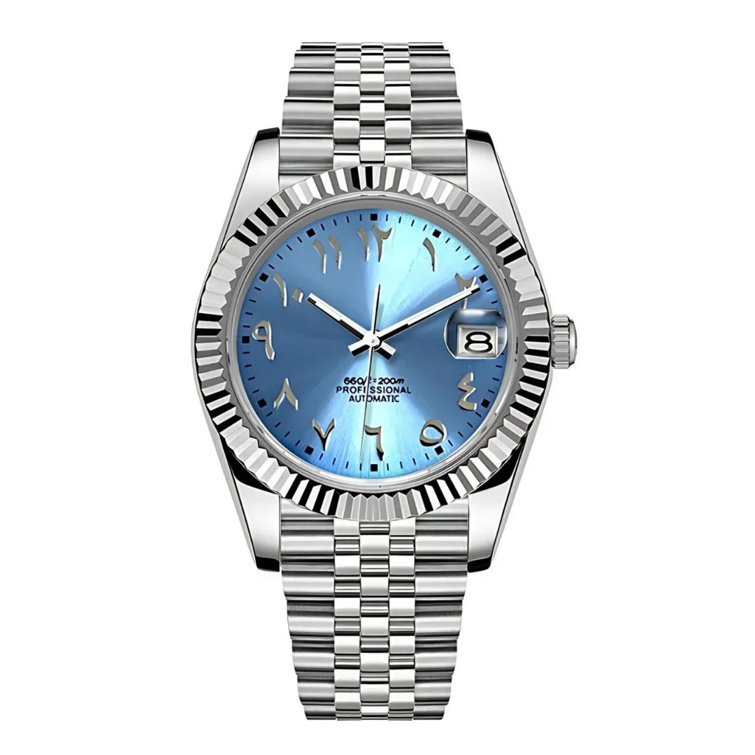 Seikojust | Ice Blue Arabic - Datejust - Moddys Custom Watches
