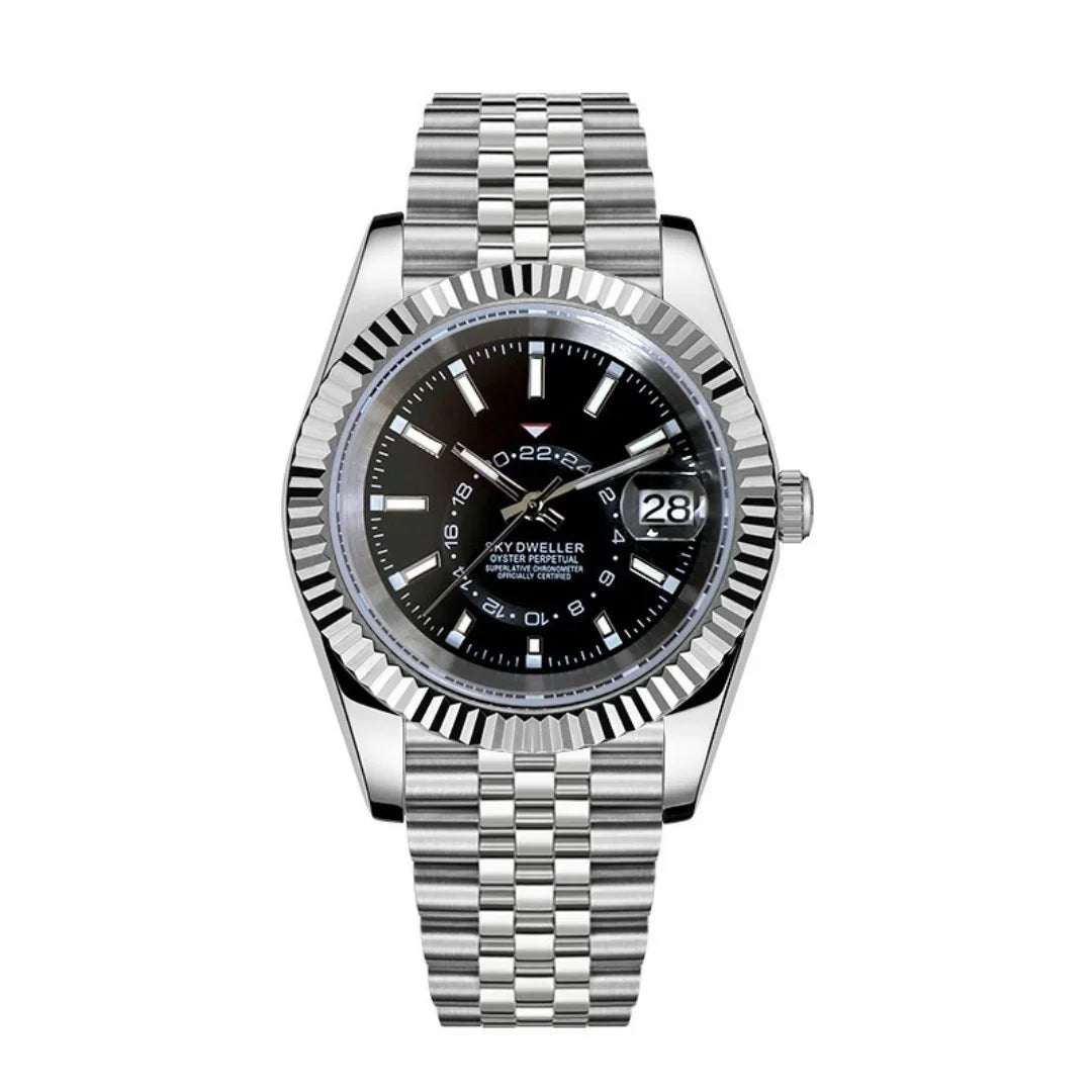 Seikojust | Sky Dweller Black - Datejust - Moddys Custom Watches