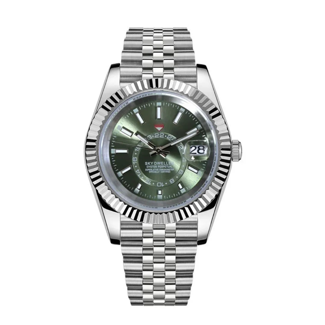 Seikojust | Sky Dweller Mint Green - Datejust - Moddys Custom Watches