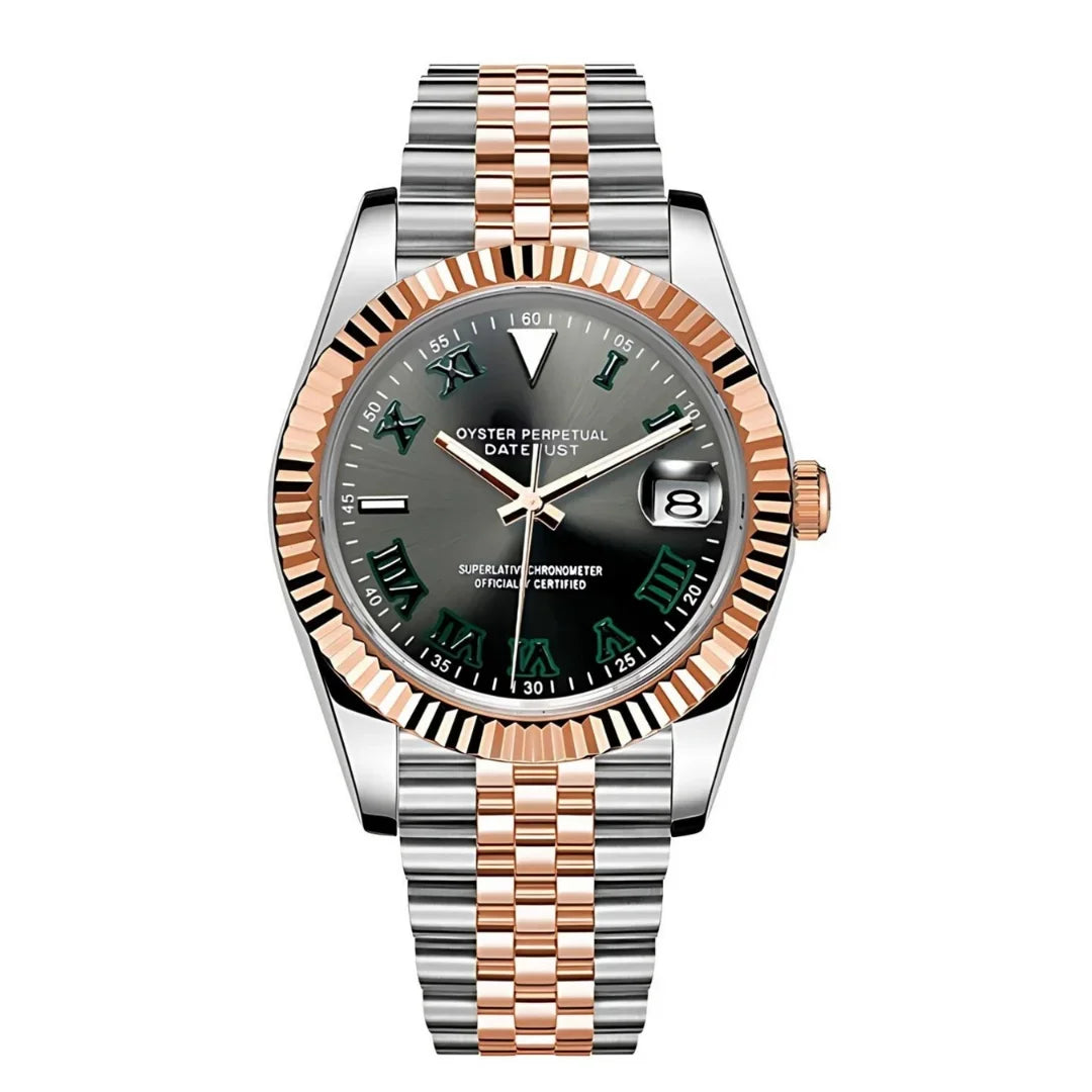 Seiko Rolex Style Watch Seikojust Wimbledon (Two Tone)
