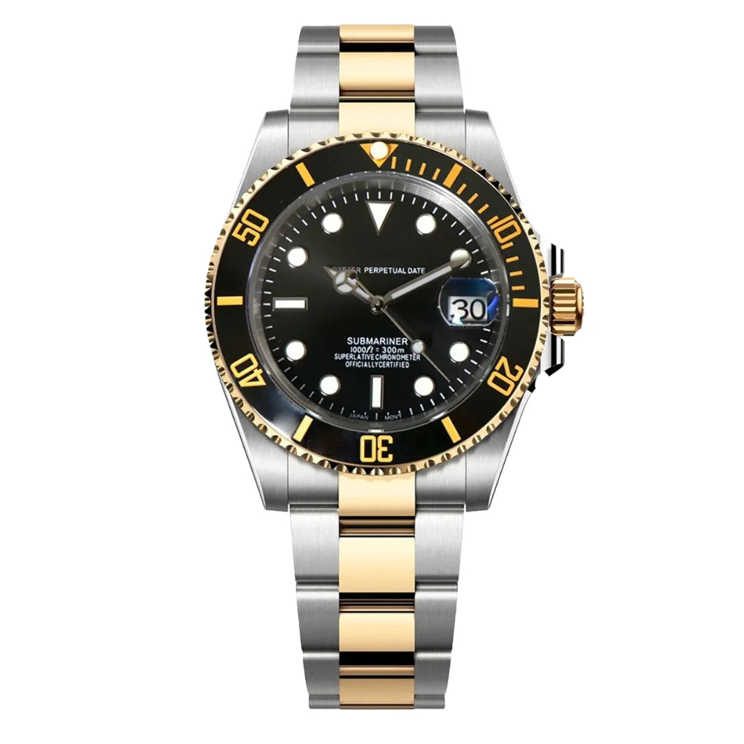 Seikomariner | Black (two Tones) - Submariner / Gmt - Moddys Custom Watches