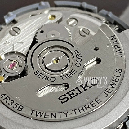 Silver watch movement mechanism of Premium Rotor x1 for Seiko mods and movements