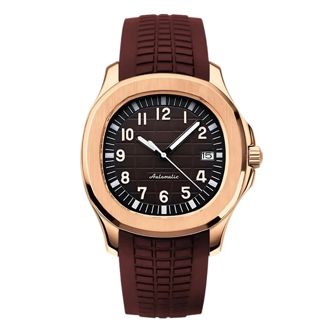 Seikonaut | Brown (rose Gold) - Aquanaut - Moddys Custom Watches