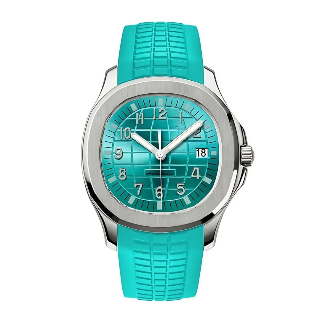 Seikonaut | Tiffany Metallic Blue - Seiko Logo - Aquanaut - Moddys Custom Watches