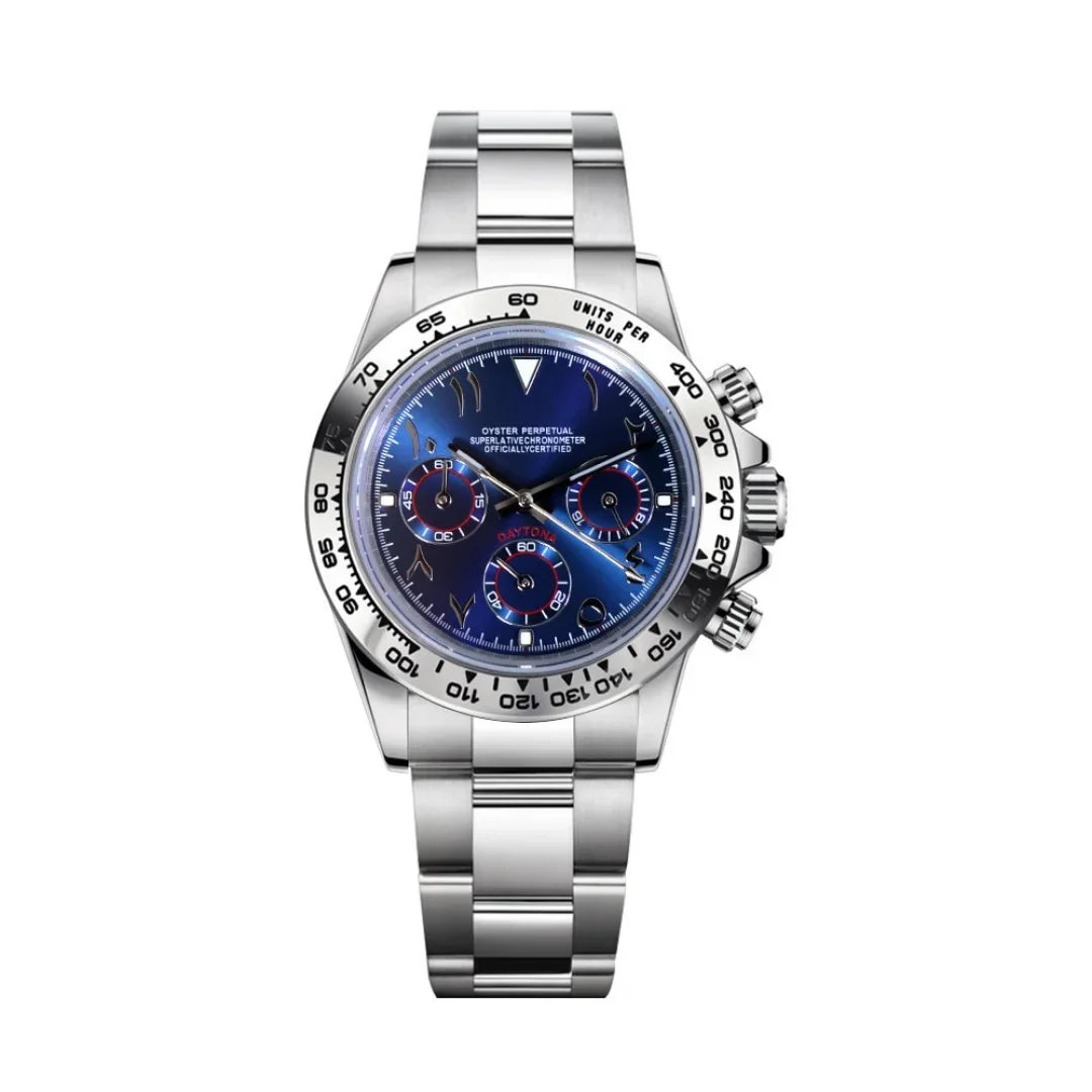 Seitona | Arabic Royal Blue - Seiko Logo - Daytona - Moddys Custom Watches