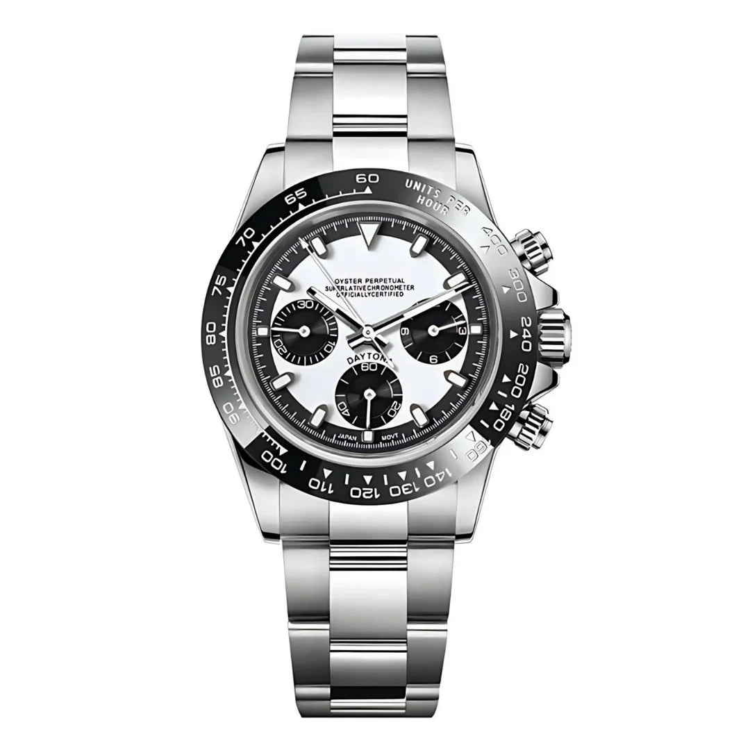Seitona | Black - White - Daytona - Moddys Custom Watches