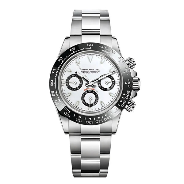 美品 腕時計 Seiko Wired beam panda Seiko Wired Chronograph 7T11-0AX0 Panda Quartz Watch