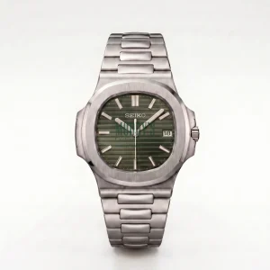 Seiko Mod | Nautilus Olive Green