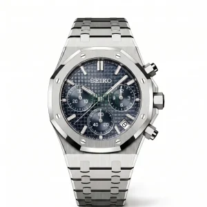 Seiko Mod | Royal Oak Chrono Full Blue