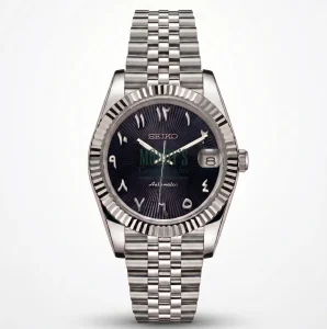 Seiko Mod | Datejust Arabic Black V2