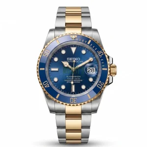 Seiko Mod | Submariner Two-Tone Blue