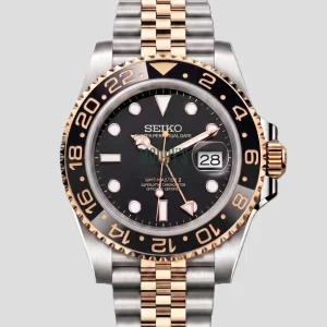 Seiko Mod | Gmt Two-Tone Gold